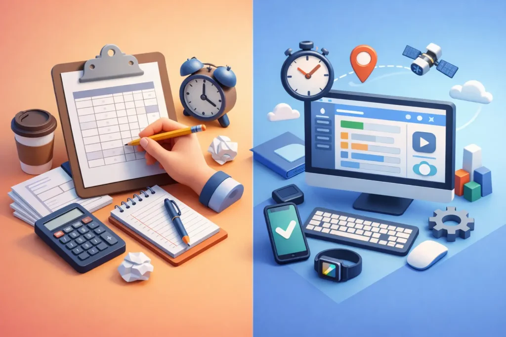 Manual Timesheets vs Automated Tracking